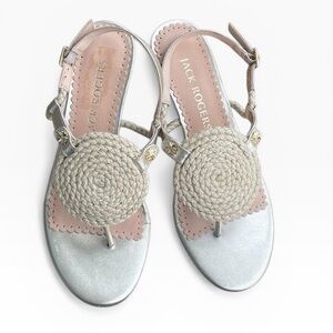 Jack Rogers Reef Wedge Slingback Sandal, Size 7, Brand New